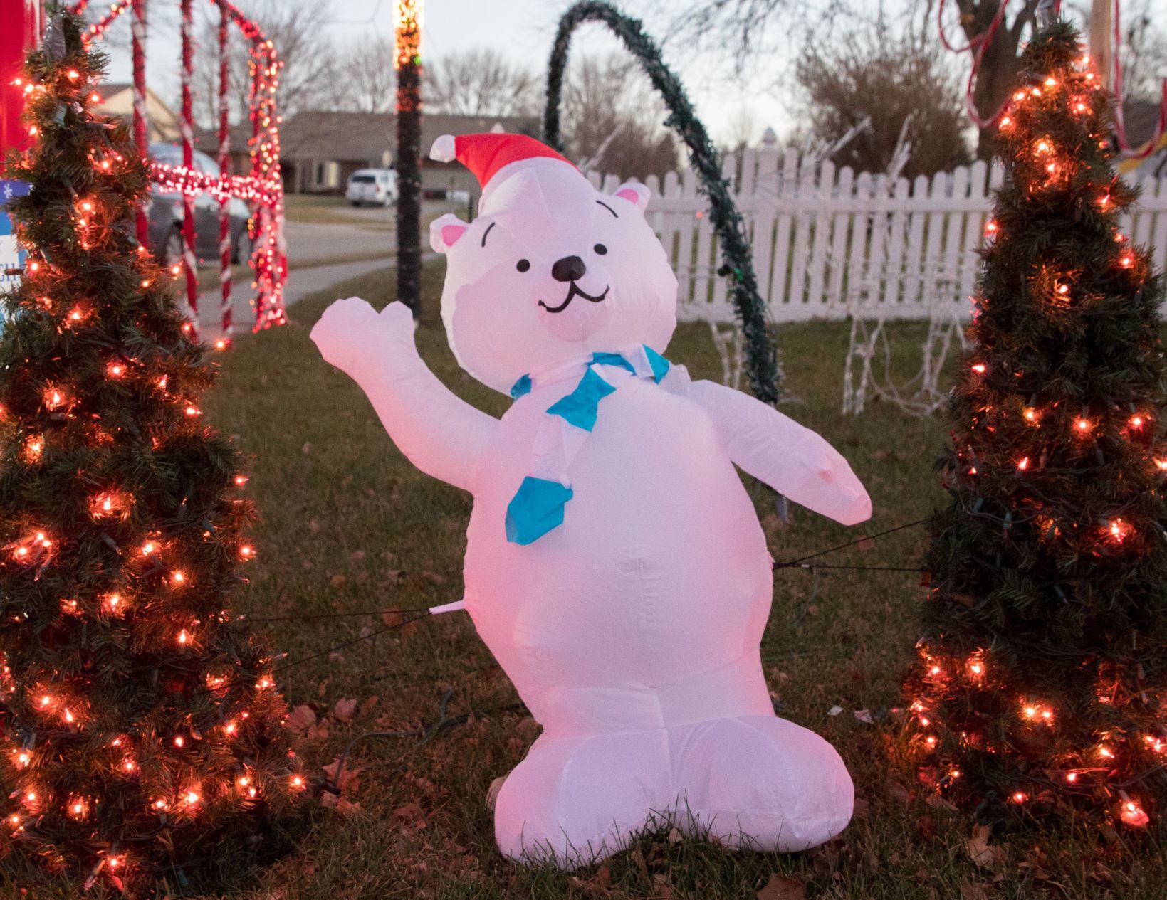The Christmas light display of Rich Lammers located at 2524 N. 133rd St.